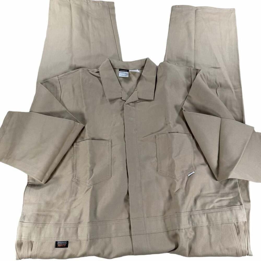 Stanco Safety Products Westex Indura Flame Resistant Khaki Coverall 2XLR